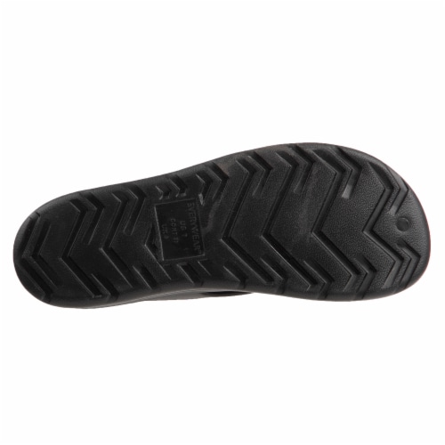Totes Women's Everywear Ara Thong Sandals - Black Perspective: bottom