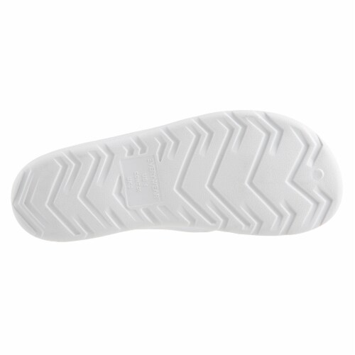 Totes® Women's Sol Bounce Ara Thong Sandals - White Perspective: bottom