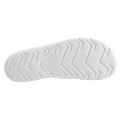 Totes® Women's Sol Bounce Ara Thong Sandals - White Perspective: bottom