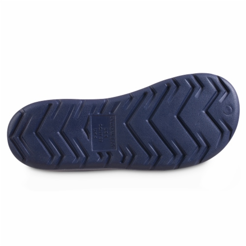Totes Everywear Ara Cross Slide Women's Sandals - Navy Blue Perspective: bottom