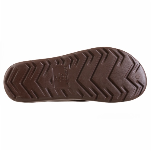 Totes Men's Sol Bounce Ara Thong - Brown Perspective: bottom