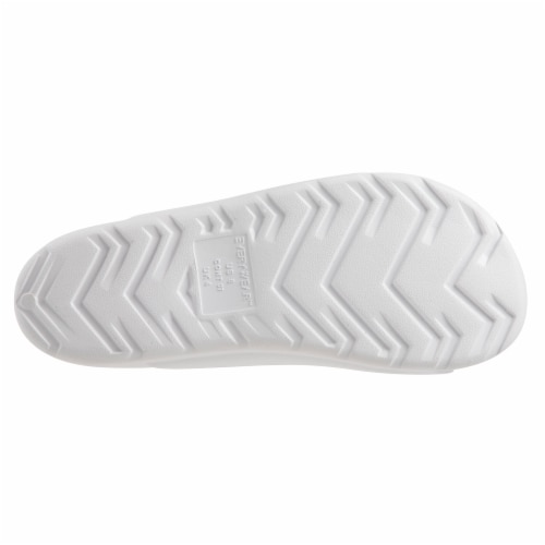 Totes Sol Bounce 2-Strap Slides - White Perspective: bottom
