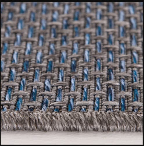 Fred Meyer Woven Grey Area Rug Perspective: bottom