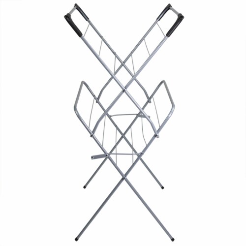 Home Basics 2-Tier Steel Clothes Dryer Perspective: bottom