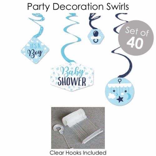 Big Dot of Happiness It's a Boy - Blue Baby Shower Supplies Banner Decor Kit - Fundle Bundle Perspective: bottom