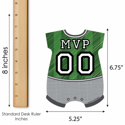 Big Dot of Happiness End Zone Football - Picture Cards & Markers Baby Shower Bingo Game 18 Ct Perspective: bottom