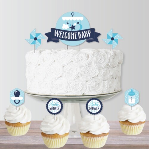 Big Dot of Happiness It's a Boy - Blue Baby Shower Cake Decor Kit - Cake  Topper Set 11 Pc, 11 Pieces - Harris Teeter