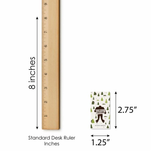 Big Dot of Happiness Sasquatch Crossing - Mini Candy Bar Wrapper Bigfoot Party Favors 40 Ct Perspective: bottom