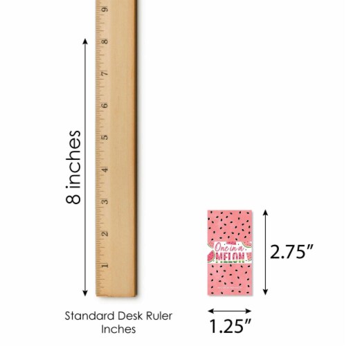 Big Dot of Happiness Sweet Watermelon - Mini Candy Bar Wrapper Stickers - Party Favors 40 Ct Perspective: bottom
