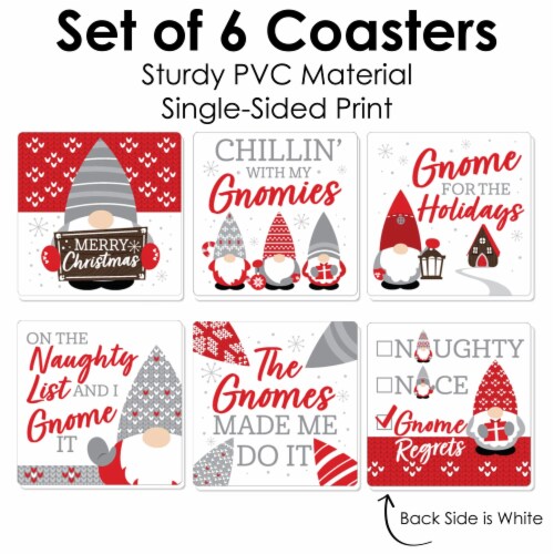 Holiday drink coasters discount