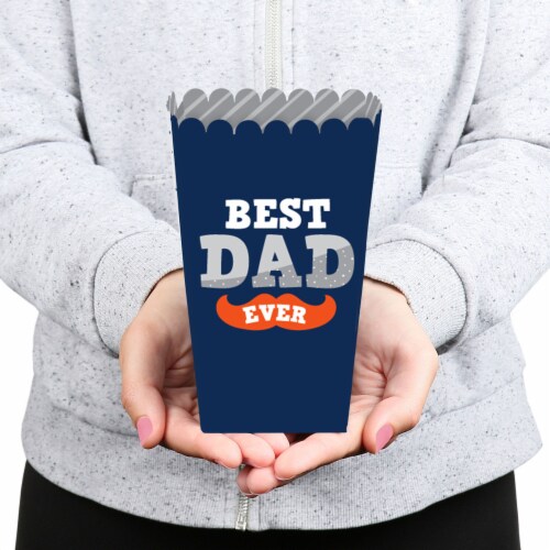 Big Dot of Happiness Happy Father's Day - We Love Dad Party Favor Popcorn Treat Boxes - 12 Ct Perspective: bottom
