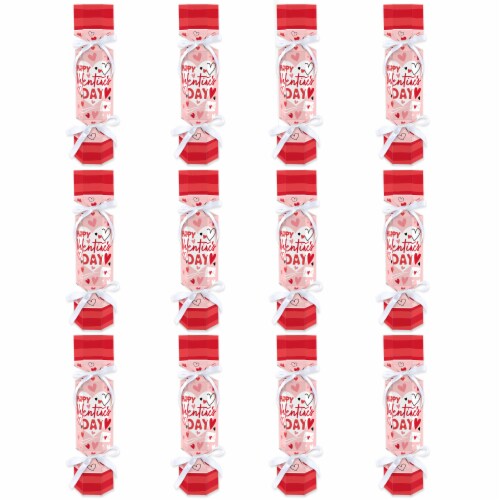 Big Dot of Happiness Happy Valentine’s Day No Snap Hearts Favors DIY Cracker Boxes 12 Ct Perspective: bottom