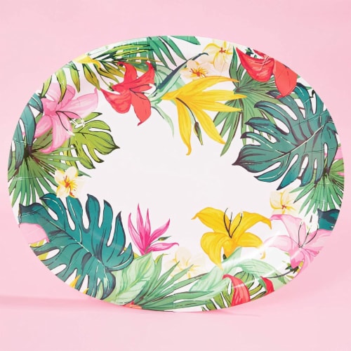 Hawaiian paper store plates