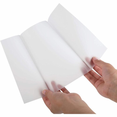 Vellum Paper Jackets for Wedding Invitations, Translucent (5 x 7 in, 100 Pack) Perspective: bottom