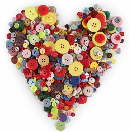 Resin Buttons Bulk Pack for Sewing and Crafts (1500 Pieces), PACK - Kroger