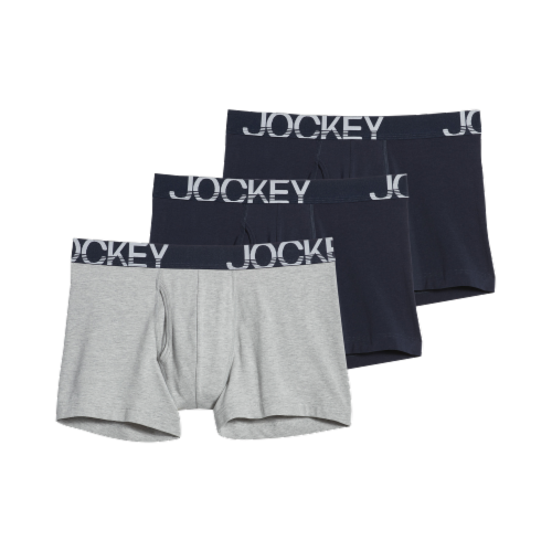 Jockey® ActiveStretch™ Boxer Brief - Assorted Blue Perspective: bottom