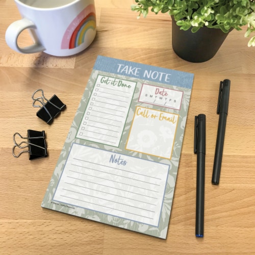 Teacher Created Resources Classroom Cottage Notepad, 50 Sheets, Pack of 12 Perspective: bottom
