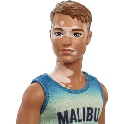 Barbie Ken Fashionistas Doll #192, Brown Cropped Hair, Vitiligo, Malibu ...