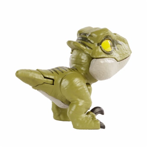 Mattel® Jurassic World Camp Cretaceous Velociraptor Action Figure Perspective: bottom