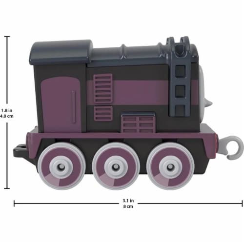 Thomas & Friends Fisher-Price Diesel die-cast Push-Along Toy Train Engine for Preschool Kids Perspective: bottom