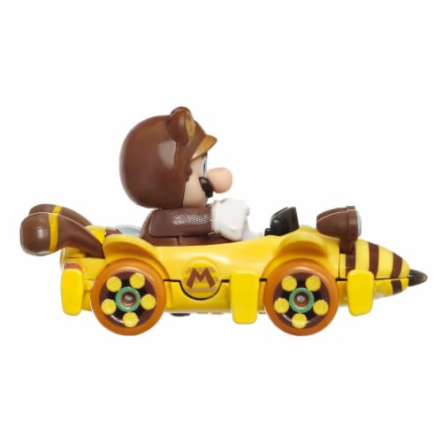 Hot Wheels Tanooki Mario Bumble V Toy Car Perspective: bottom