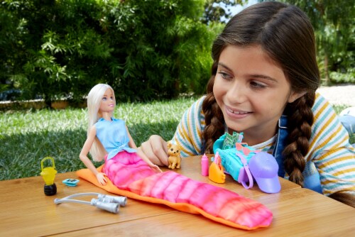 Mattel® Barbie® Camping Malibu Doll Perspective: bottom