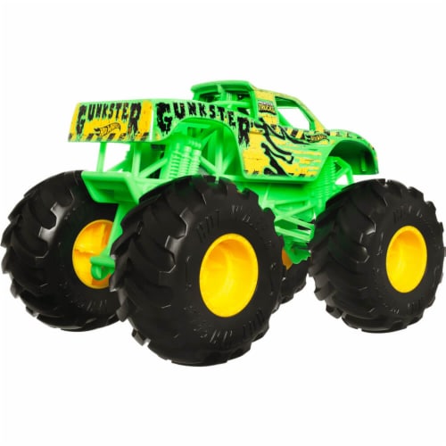 Mattel HDL05 Hot Wheels Monster Trucks Oversized Monster Truck Gunkster 1 Fry s Food Stores