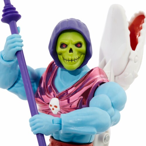 Masters of the Universe® Terror Claws Skeletor Retro 80s Evil Claw-Swinging Figure Set Mattel Perspective: bottom