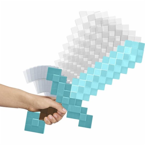 Minecraft Role-Play Accessory Collection, Child-Sized Sword, Collectible Gift Perspective: bottom