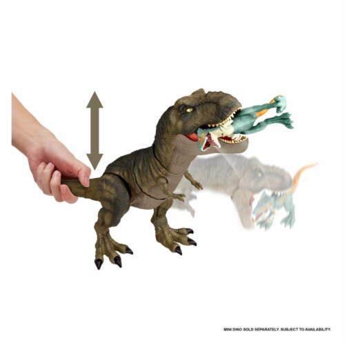 Mattel THRASH N DEVOUR TYRANNOSAURUS REX Figure Perspective: bottom