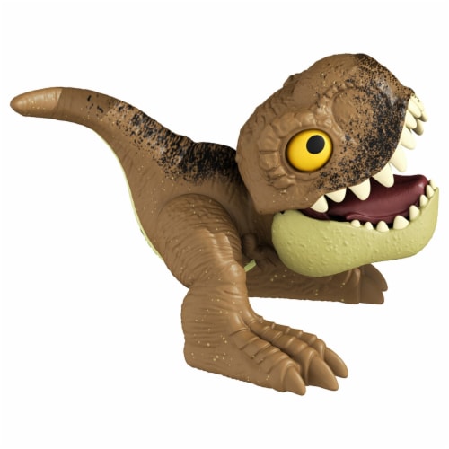Mattel Jurassic World Uncaged Wild Pop Ups Tyrannosaurus Rex Action Figure Perspective: bottom