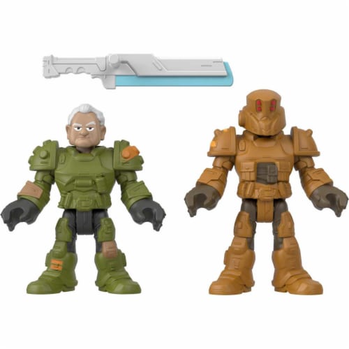 Fisher-Price Imaginext Disney Pixar Lightyear Darby Steel Zap Patrol Action Figure Perspective: bottom