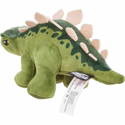 Mattel® Jurassic World Small Sound Stegosaurus Plush Perspective: bottom