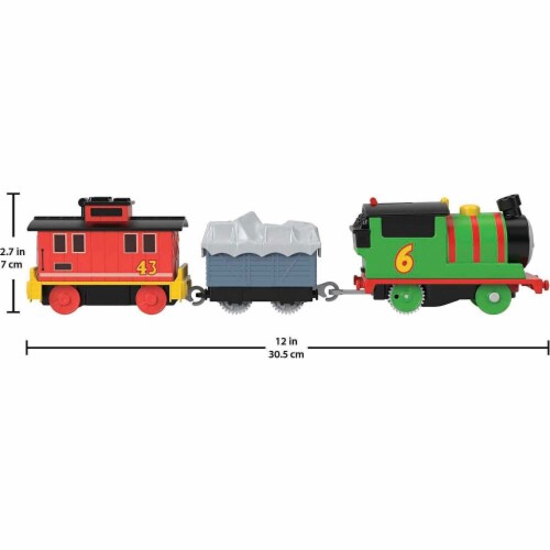 Thomas & Friends Fisher-Price Motorized Engine - Percy & Brake Car Bruno Perspective: bottom