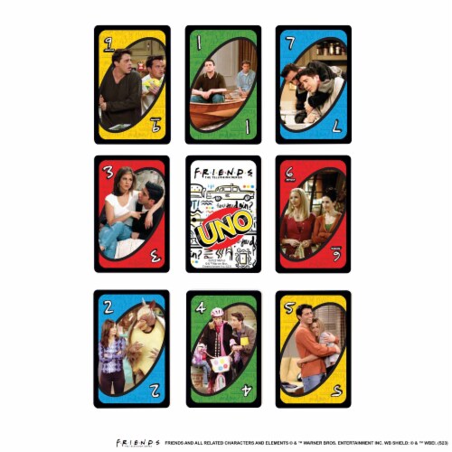 Mattel® Friends™ Uno® Card Game Perspective: bottom