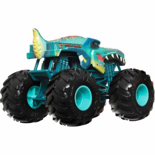 Hot Wheels Monster Truck 1:24 Scale 2022 Rhinomite Giant Wheels, 1 - Kroger