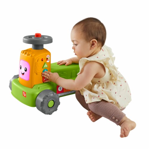 Fisher-Price Laugh Learn 4-in-1 Farm to Market Tractor Perspective: bottom