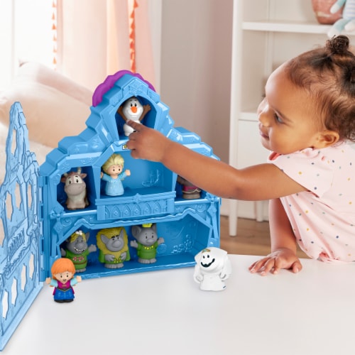 Little People Disney Frozen Carry Along Castle Case Playset