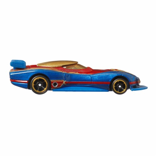 Mattel® Hot Wheels® Marvel Captain Marvel Toy Car Perspective: bottom