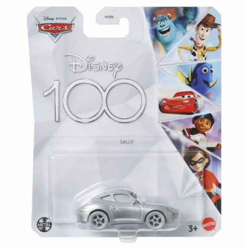 Disney Pixar Cars 1:55 Scale Die-cast Disney 100 Metal Sally Perspective: bottom