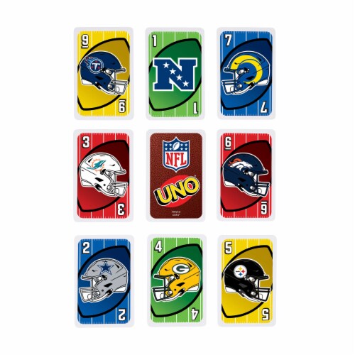 Mattel® UNO® NFL Card Game Perspective: bottom