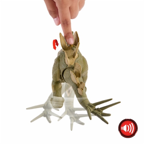 Mattel Jurassic World Wild Roar Hesperosaurus Dinosaur Figure Perspective: bottom