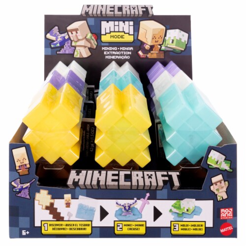 Mattel Minecraft Mini Mode Mining Figure Perspective: bottom