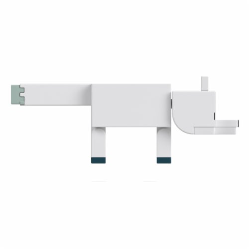 Mattel Minecraft Arctic Fox Action Figure Perspective: bottom