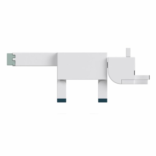 Mattel Minecraft Arctic Fox Action Figure Perspective: bottom