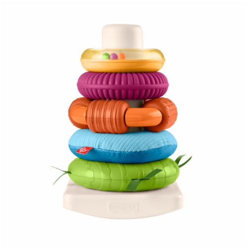 Fisher-Price® Sensory Rock-A-Stack Toy Perspective: bottom