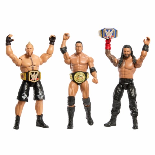 Mattel® WWE Champions The Rock Action Figure Perspective: bottom