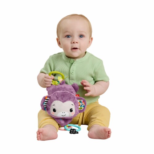 Fisher-Price® Sing Go Purple Monkey Plush Perspective: bottom