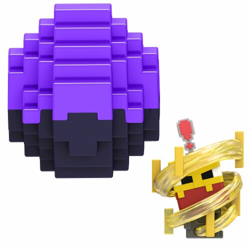 Mattel Minecraft Mini Mode Spawn Egg with Surprise Mini Figure - Heated Blaze Perspective: bottom