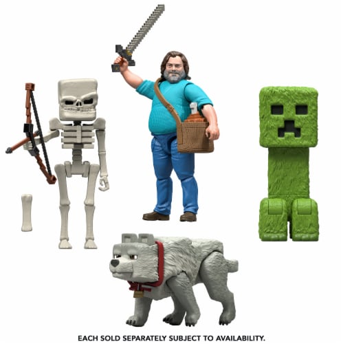 Mattel Minecraft Skeleton Figure Perspective: bottom